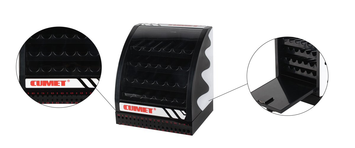 桌面黑色亞克力工具鉆頭展示盒帶鎖展示架 桌面黑色亞克力工具鉆頭展示盒帶鎖展示架