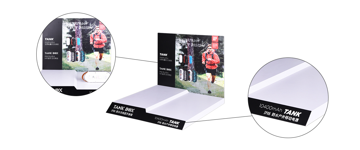 定制潮玩戶(hù)外音箱亞克力展示架柜臺(tái)吸睛展架 工廠直銷(xiāo)