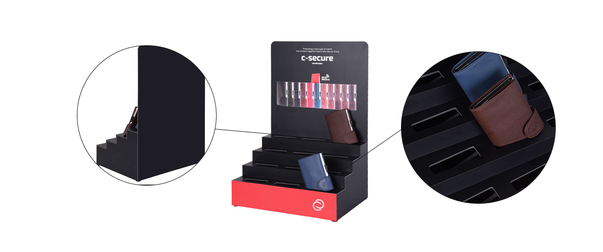 定制臺面亞克力3層階梯錢包展示架 工廠直銷 定制臺面亞克力3層階梯錢包展示架 工廠直銷